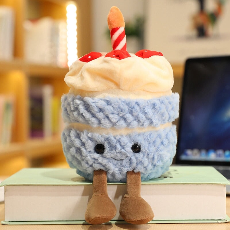 Festive Birthday Cake Plushie Pals