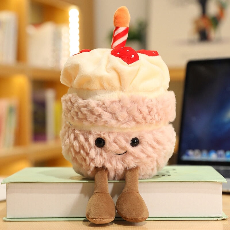 Festive Birthday Cake Plushie Pals