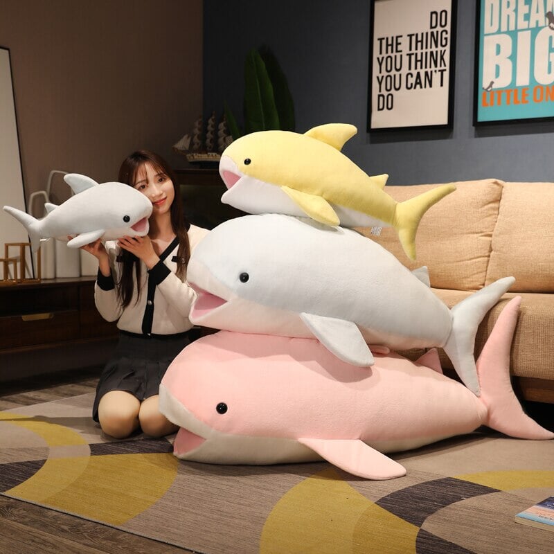 Meet Blubba, the Joyful Shark Plush Toy!