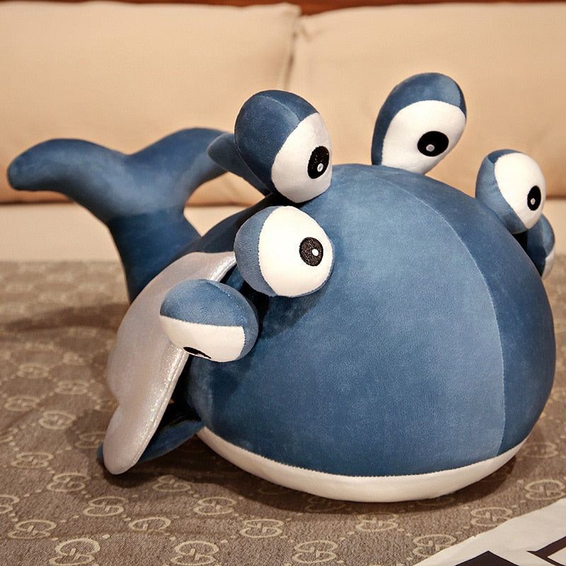 Magical Blue Winged Alien Whale Plush Toy