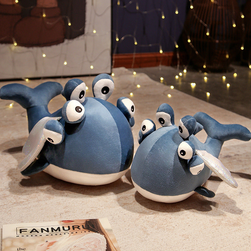 Magical Blue Winged Alien Whale Plush Toy
