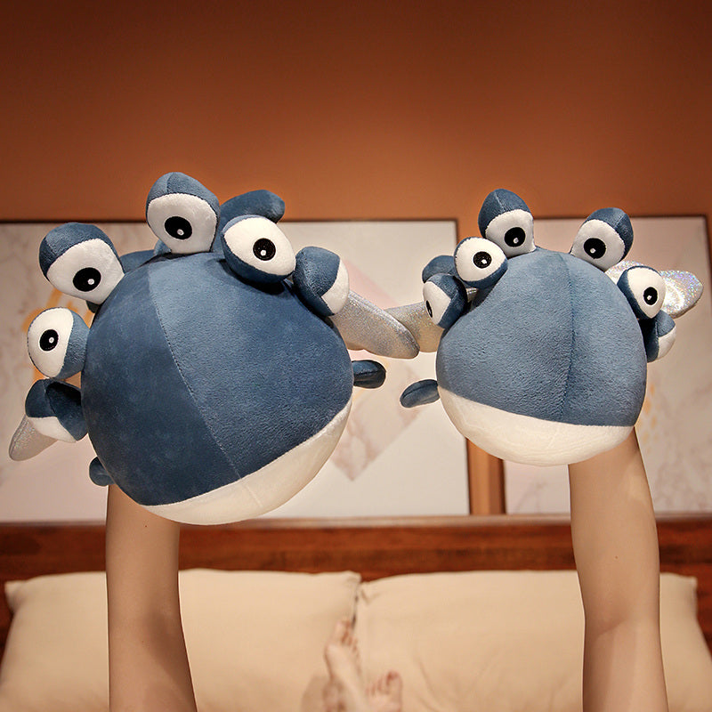 Magical Blue Winged Alien Whale Plush Toy