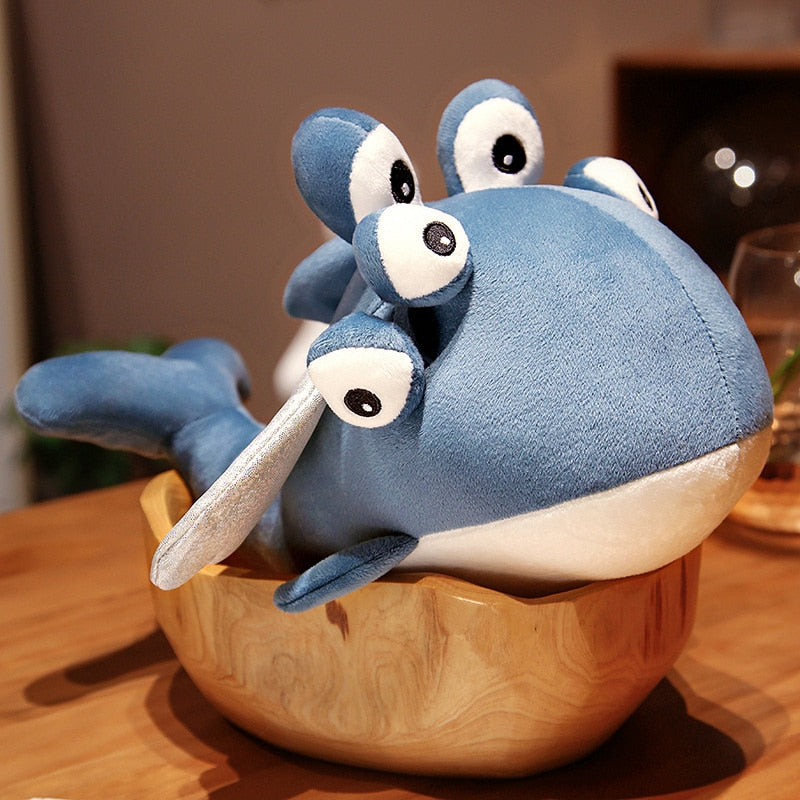 Magical Blue Winged Alien Whale Plush Toy