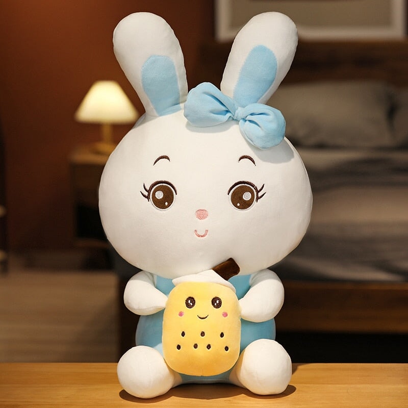 Adorable Boba Bunny Plushie Couple
