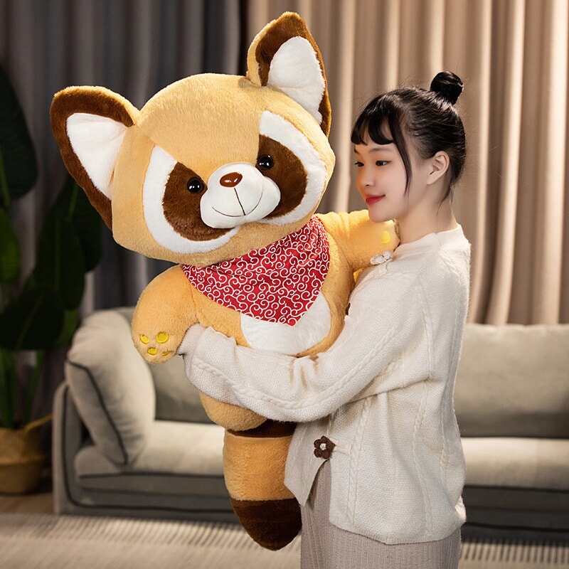Adorable Bushy and Buster Raccoon Plush Companions