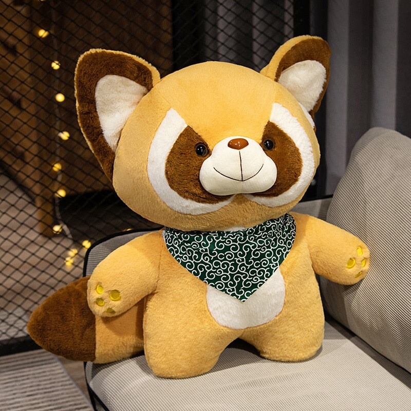 Adorable Bushy and Buster Raccoon Plush Companions