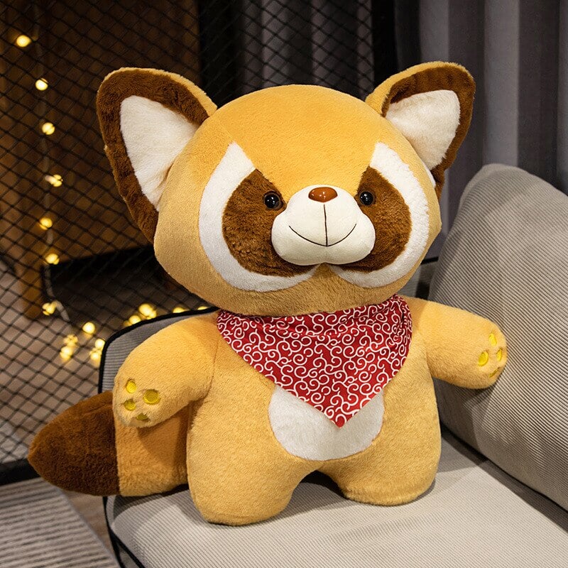 Adorable Bushy and Buster Raccoon Plush Companions