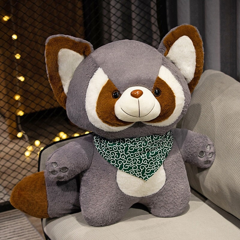 Adorable Bushy and Buster Raccoon Plush Companions
