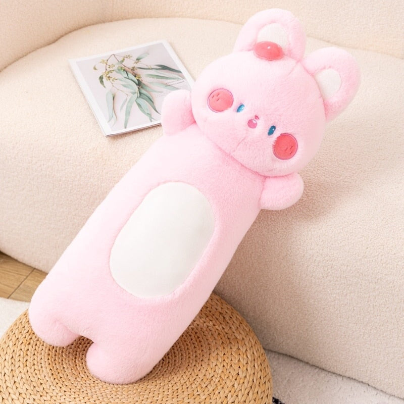 Buttons the Adorable Fluffy Pink Bunny Plush Toy