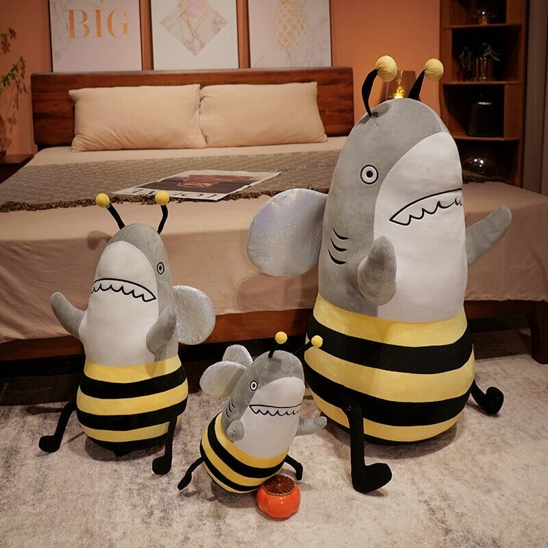Adventurous Buzz the Shark & Bee Cuddly Plush Toy