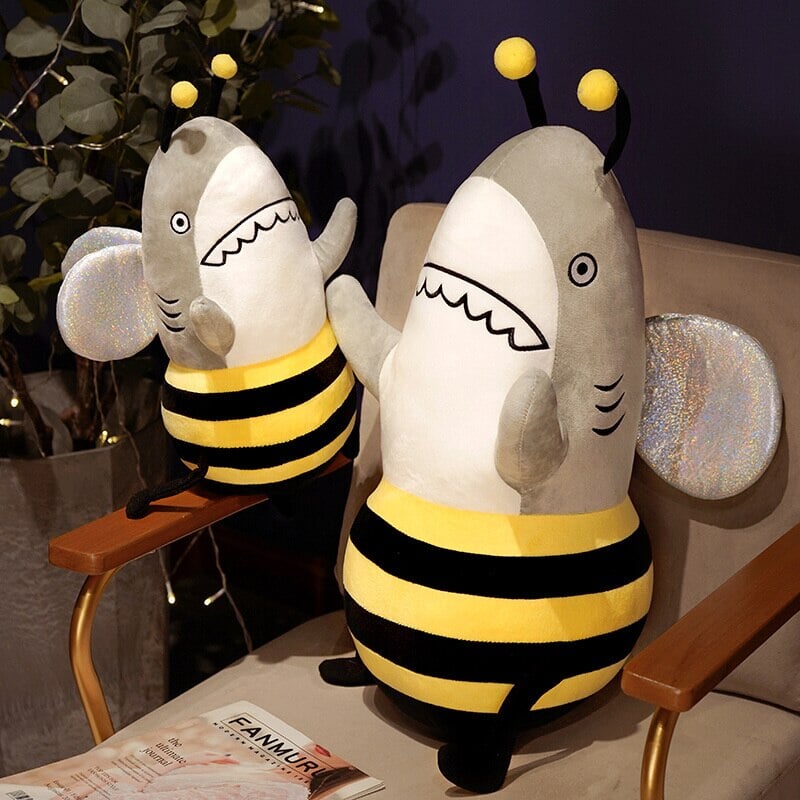 Adventurous Buzz the Shark & Bee Cuddly Plush Toy