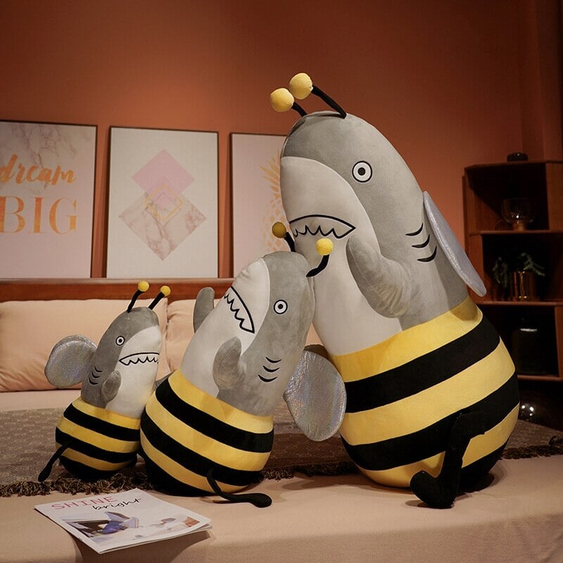 Adventurous Buzz the Shark & Bee Cuddly Plush Toy