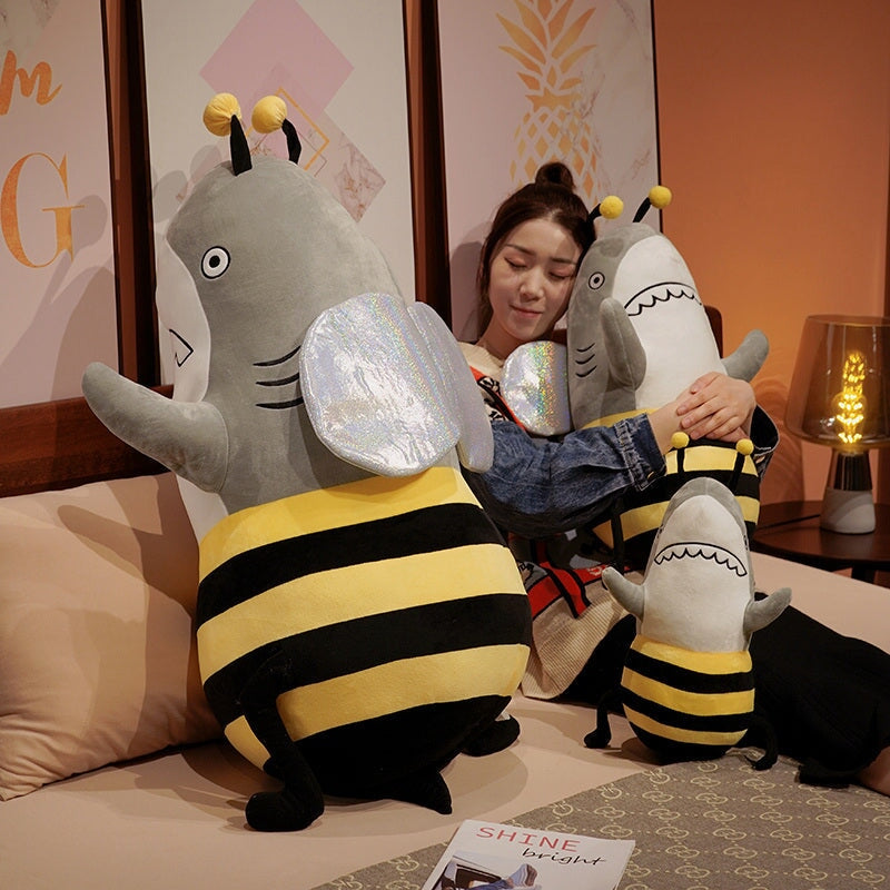 Adventurous Buzz the Shark & Bee Cuddly Plush Toy
