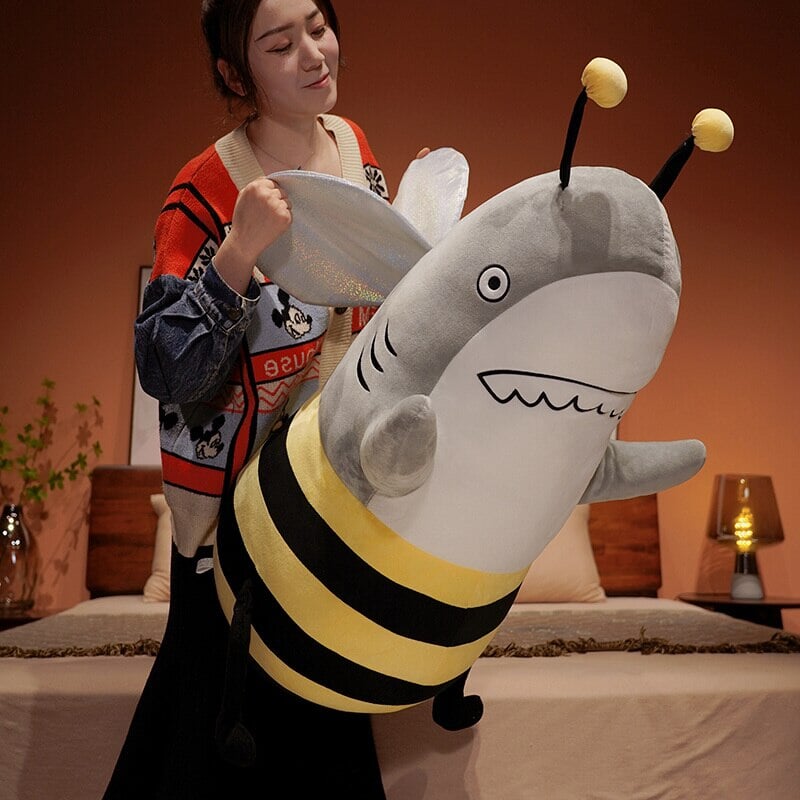 Adventurous Buzz the Shark & Bee Cuddly Plush Toy