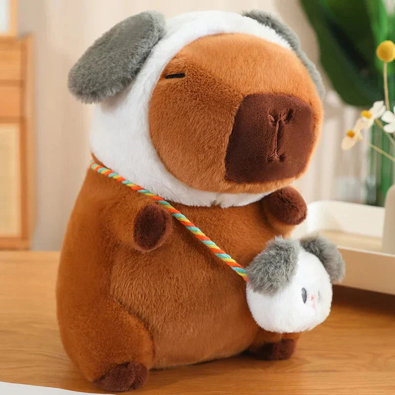 Adorable Capybara and Frog Besties Plush Costume