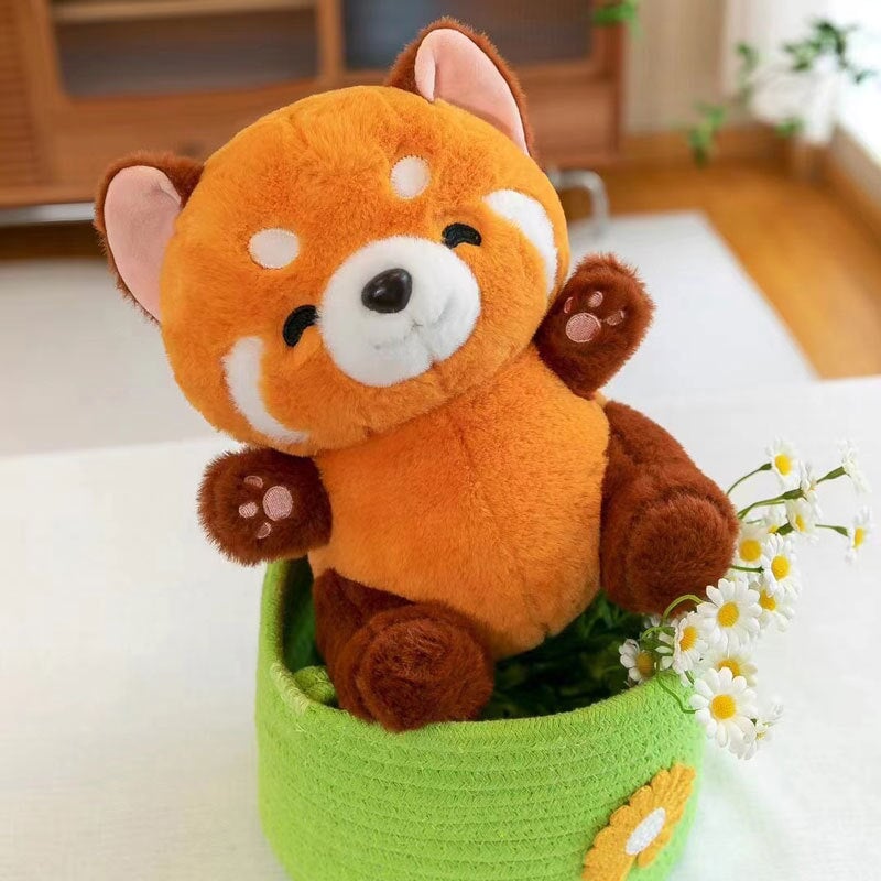 Adorable Kawaii Red Panda Plush Toy - Chai