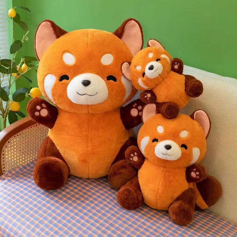 Adorable Kawaii Red Panda Plush Toy - Chai