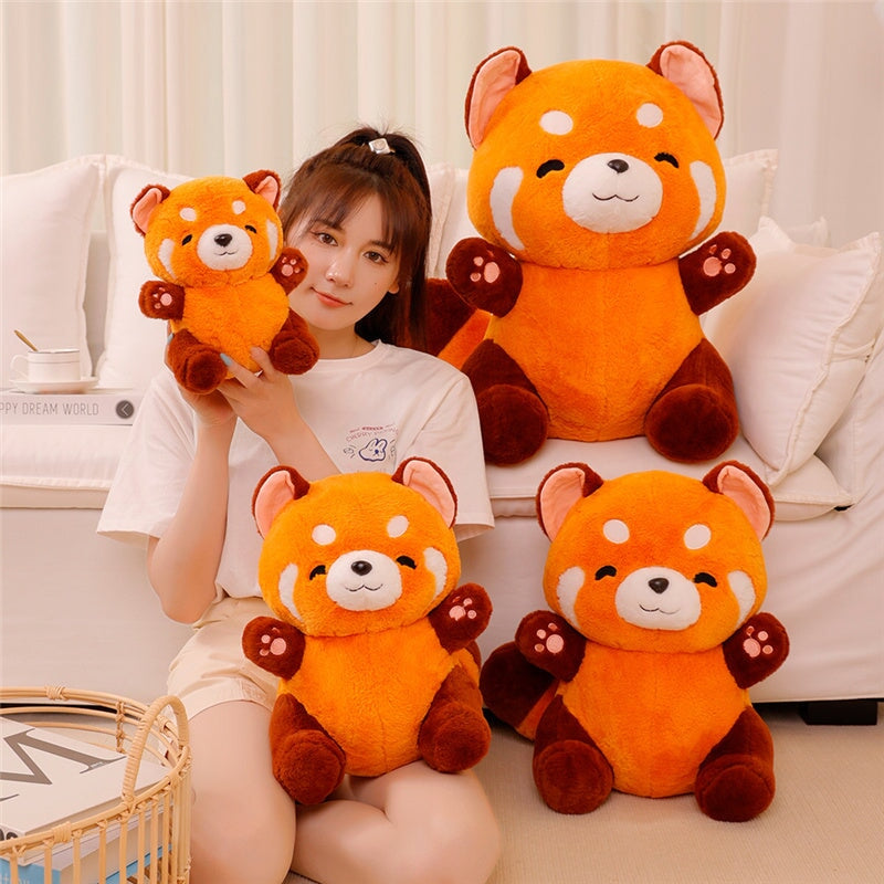 Adorable Kawaii Red Panda Plush Toy - Chai