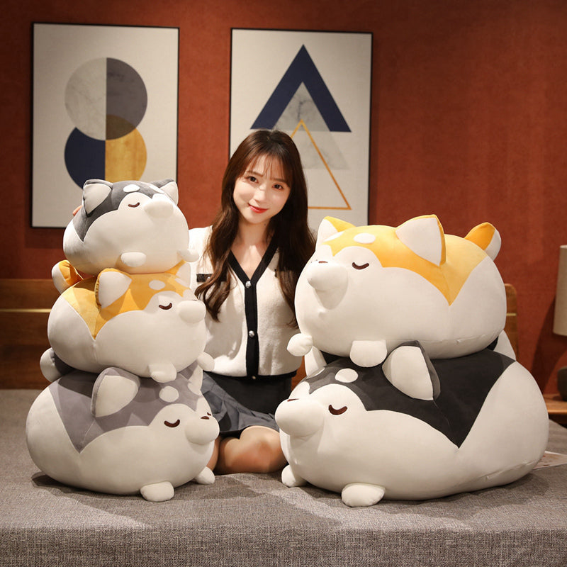 Adorably Chunky Shiba Inu Squad Plush Toys