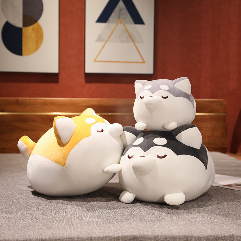 Adorably Chunky Shiba Inu Squad Plush Toys