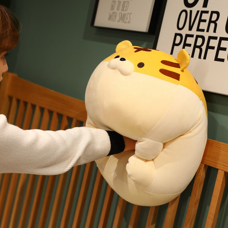 Adorable Chonky Tiger Plush Companions