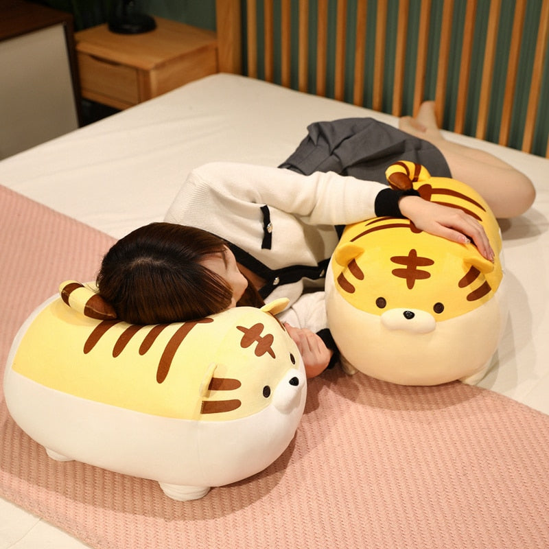 Adorable Chonky Tiger Plush Companions