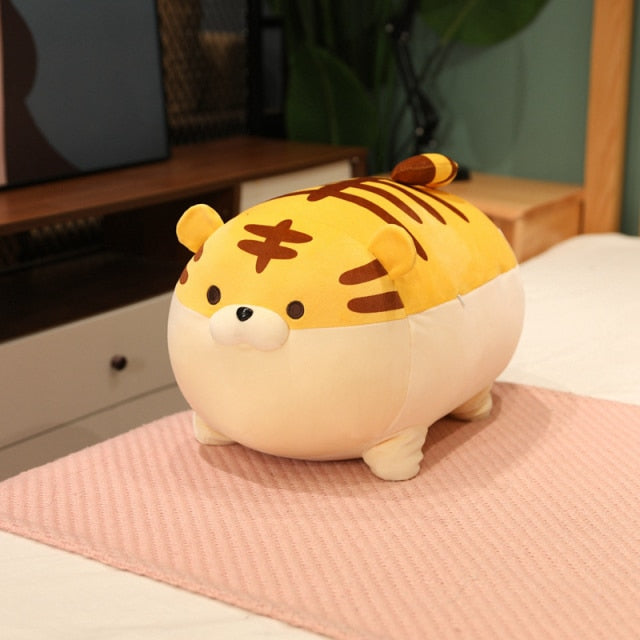 Adorable Chonky Tiger Plush Companions
