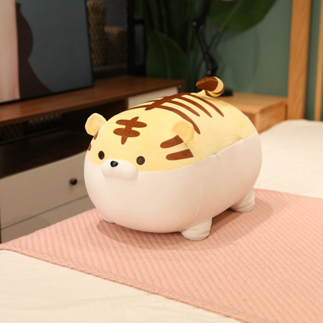 Adorable Chonky Tiger Plush Companions