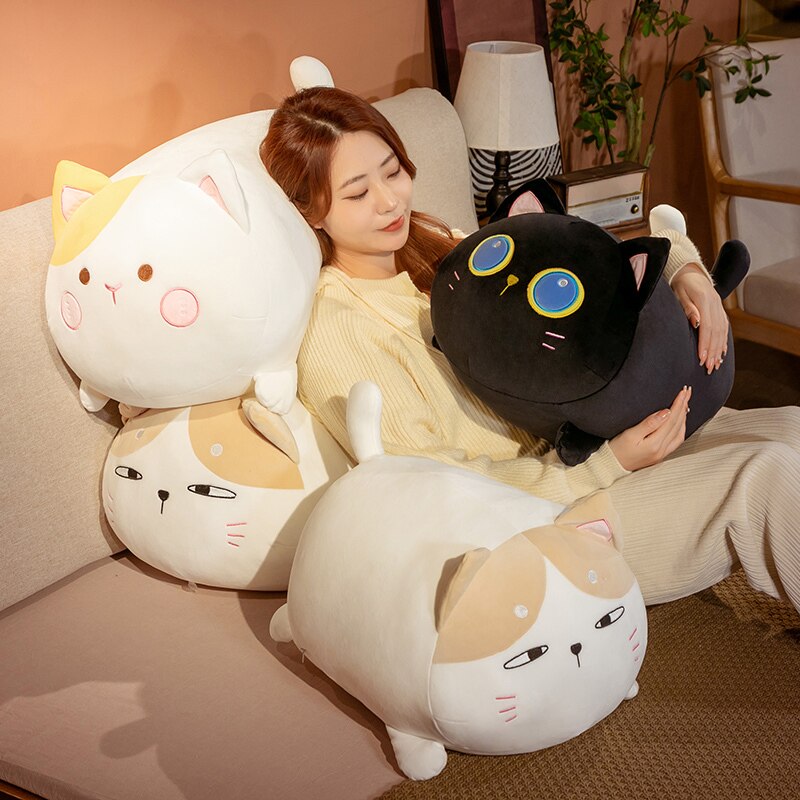 Adorable Chubby Cat Martha Tabby Kiki Plushie Collection