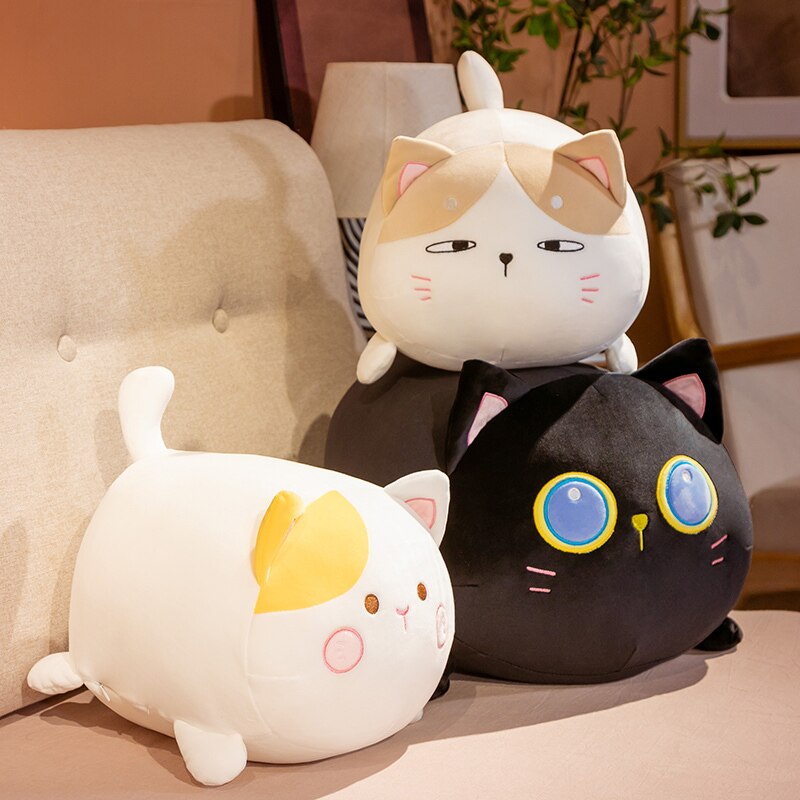 Adorable Chubby Cat Martha Tabby Kiki Plushie Collection