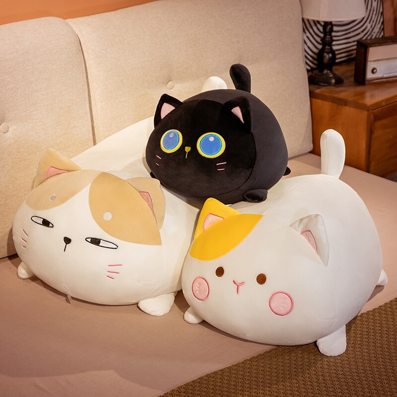 Adorable Chubby Cat Martha Tabby Kiki Plushie Collection