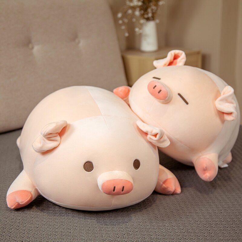 Adorable Chubby Pink Pig Plushies - Just Arrived!