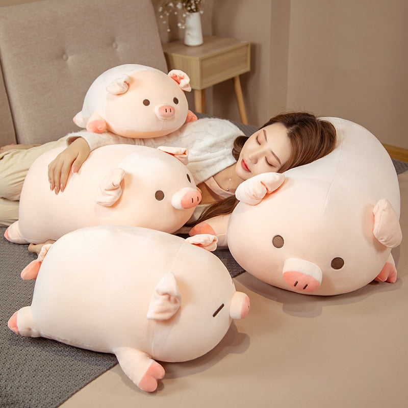 Adorable Chubby Pink Pig Plushies - Just Arrived!