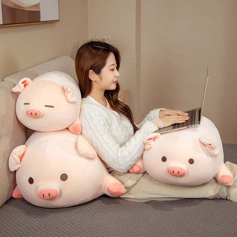 Adorable Chubby Pink Pig Plushies - Just Arrived!