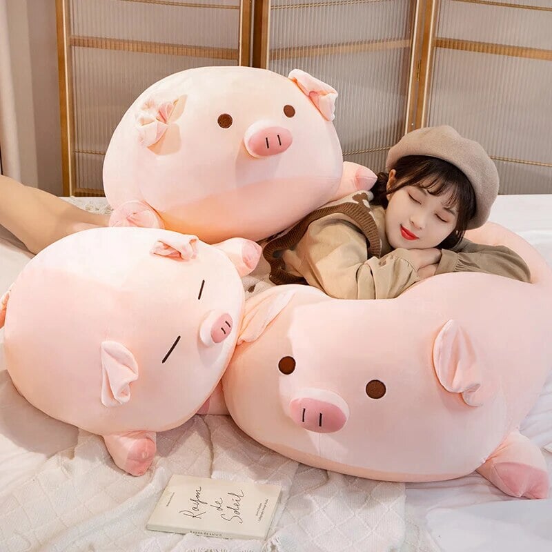 Adorable Chubby Pink Pig Plushies - Just Arrived!
