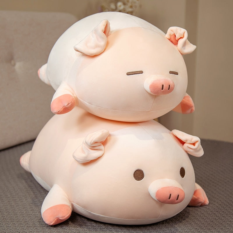 Adorable Chubby Pink Pig Plushies - Just Arrived!