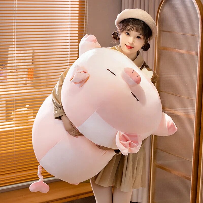 Adorable Chubby Pink Pig Plushies - Just Arrived!