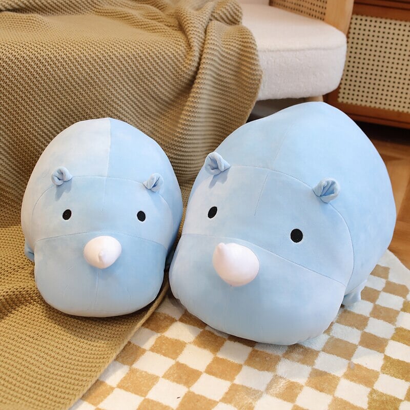 Cleo the Adorable Chunky Rhino Plush Toy