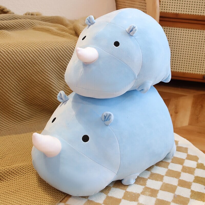 Cleo the Adorable Chunky Rhino Plush Toy