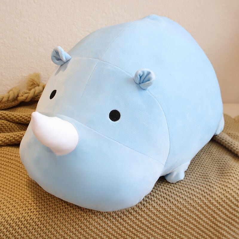 Cleo the Adorable Chunky Rhino Plush Toy