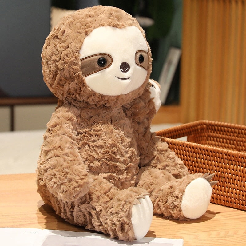 Cocoa & Boo: Adorable Fluffy Sloth Stuffed Animal