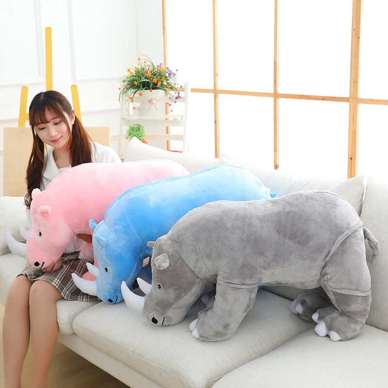 Vibrant & Adorable Rhino Plush Toys for Snuggly Fun