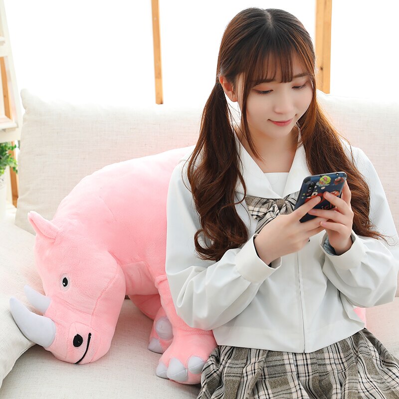 Vibrant & Adorable Rhino Plush Toys for Snuggly Fun