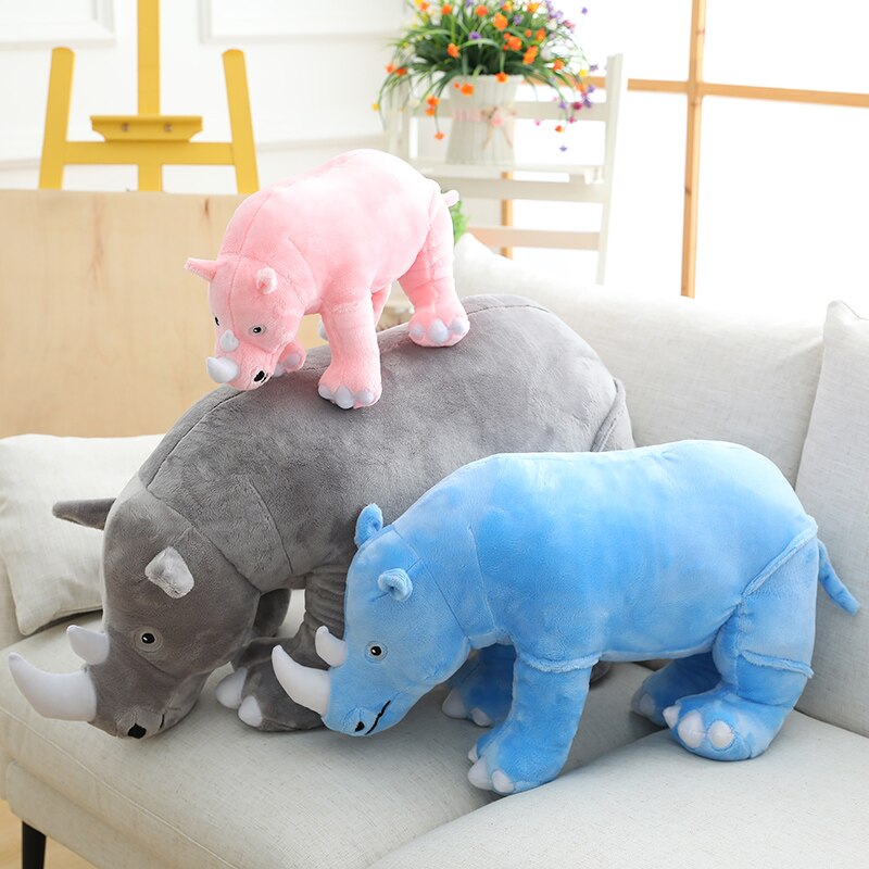 Vibrant & Adorable Rhino Plush Toys for Snuggly Fun