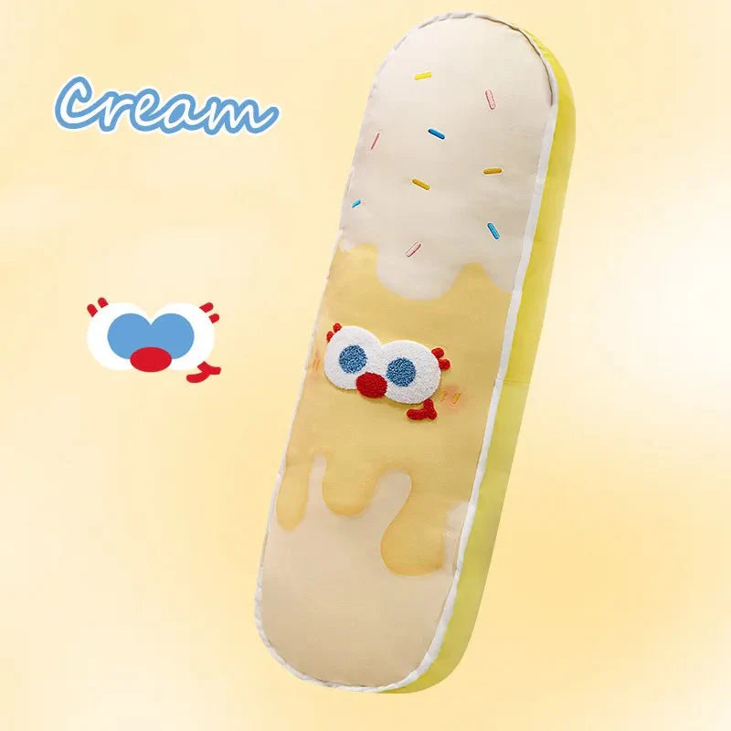 Vibrant Ice Cream Long Plush Pillow Toy