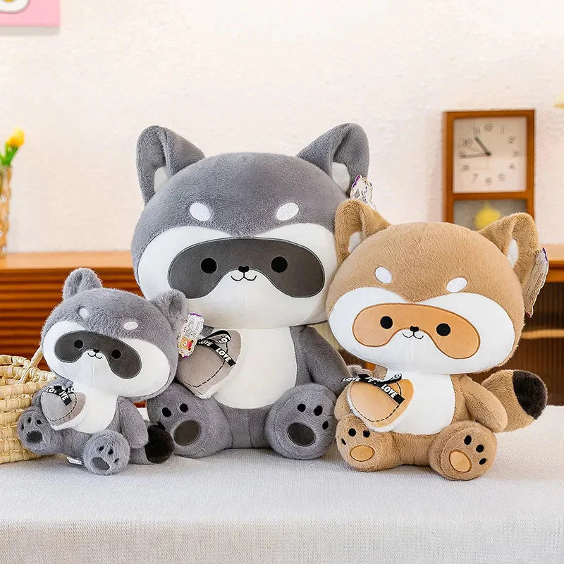 Coonie & Goonie: Your Adorable Raccoon Plushie Companions!