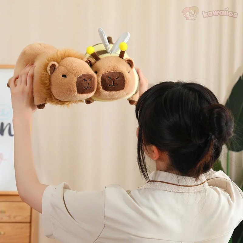 Adorable Laying Capybara Plush Toy for Cosplay Enthusiasts