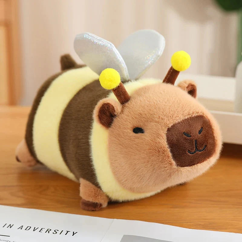 Adorable Laying Capybara Plush Toy for Cosplay Enthusiasts