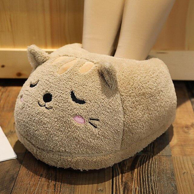 Snuggly 2-in-1 Animal Plush Slippers for Ultimate Comfort