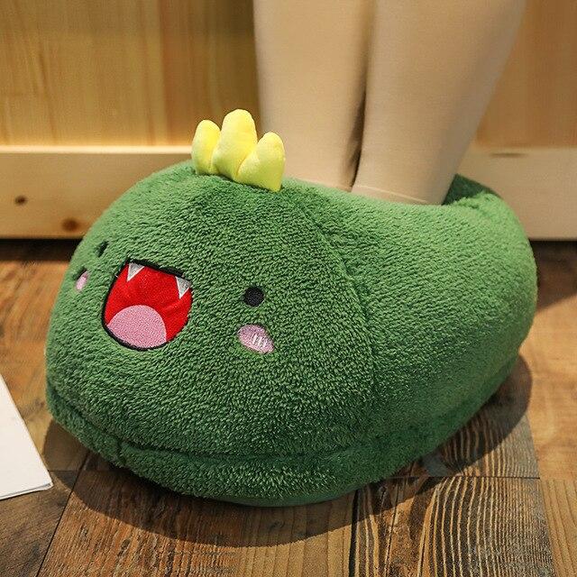Snuggly 2-in-1 Animal Plush Slippers for Ultimate Comfort